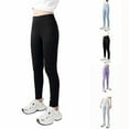 thumbnail image 1 of Htigea Clearance Girls Active Leggings Full Length Performance Yoga Pants Clearance Sale Gray,120, 1 of 5