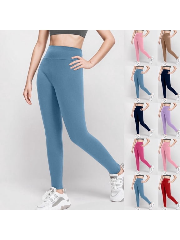 Girls Athletic Leggings with Pockets Yoga Workout Active Leggings Pants for Teen Girls Today Sales Navy,9-10 Years