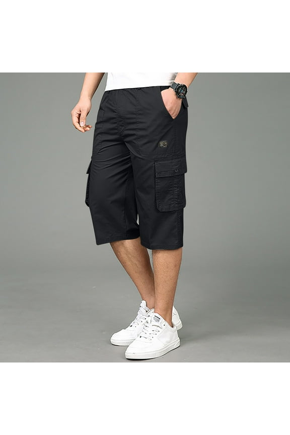 Men's Casual Shorts Sports Pants Fitness Shorts Lightweight Breathable Drawstring Athletic Jogger Shorts with Pocket XL-6XL