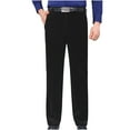 thumbnail image 1 of Htigea Men's Fashion Casual Solid Color Outdoors Zipper and Button Pocket Casual Pants Sweatpants Black,M, 1 of 6