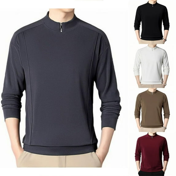 Htigea Men's Hiking Shirts Athletic T-Shirts Spf Long Sleeve Shirts Outdoor Work Swim Fishing Tops Black,XXL