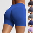thumbnail image 1 of Htigea Shorts for Womenh Igh Waisted Biker Shorts Women Workout Gym Yoga-Shorts with Pockets Compression Pants Coffee,XS, 1 of 7
