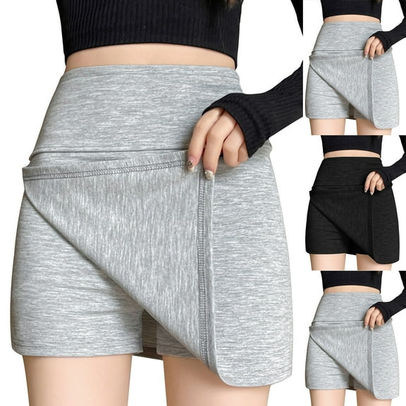 Htigea Clearance Womens Tennis Skirt High Waisted Golf Skort with 2 Pockets Stretchy Athletic Skirts for Workout Running Black,L