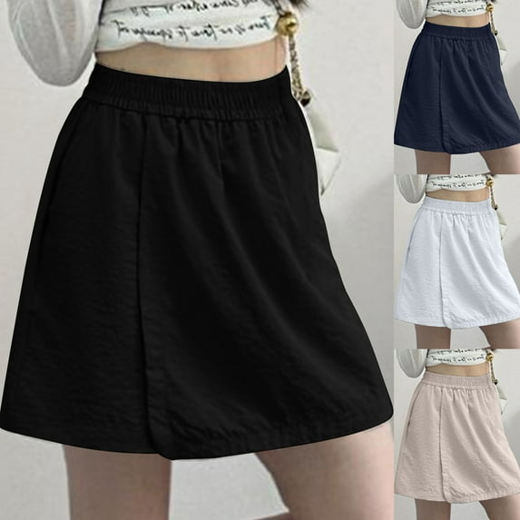 Htigea Clearance Womens Tennis Skirts High Waisted Skorts Athletic Skirt for Workout Pickleball Sports Khaki,M