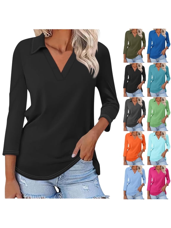 Htigea Womens V Neck T Shirts Short Sleeve Tops Casual Soft Tunic Basic Loose Fit Tees Summer Fashion Outfits Clothes 2025 Sale Green,S