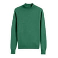 thumbnail image 1 of Htigea Mock Neck Sweaters for Women Knit Long Sleeve Tops Soft Cozy Jumper Lightweight Fall Winter Base Layer Tops Green M, 1 of 7