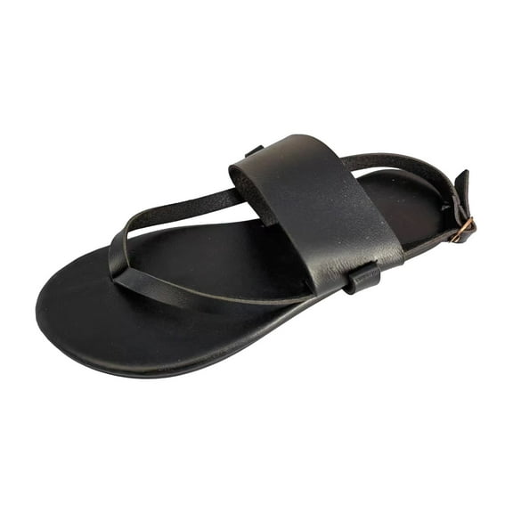 Htigea Flat Thong Sandals for Women Girls Dressy Summer - Open Toe T-Strap Gladiator Sandals - Comfortable Slip On Strappy Spring Summer Shoes