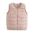 thumbnail image 1 of Htigea Puffer Vest for Women Lightweight Quilted Sleeveless Jackets Fall Zip Up Gilet Winter Warm Waistcoat with Pockets Pink XXXL, 1 of 3