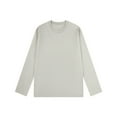 thumbnail image 1 of Htigea Women's Crew Neck Long Sleeve Shirts Casual Basic Pullover Fall Everyday Tops Mint Green M, 1 of 2