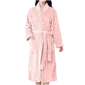 Fuzzy Red Robe Feancey Women's Plaid Flannel Robes Winter Hooded Fleece Bathrobe Fuzzy ...
