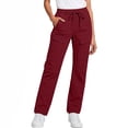 thumbnail image 1 of Htigea Women's Hiking Pants Quick Dry Lightweight Multi Pockets Cargo Pant Elastic Waist Outdoor Travel Pants with Drawstring Red XL, 1 of 7