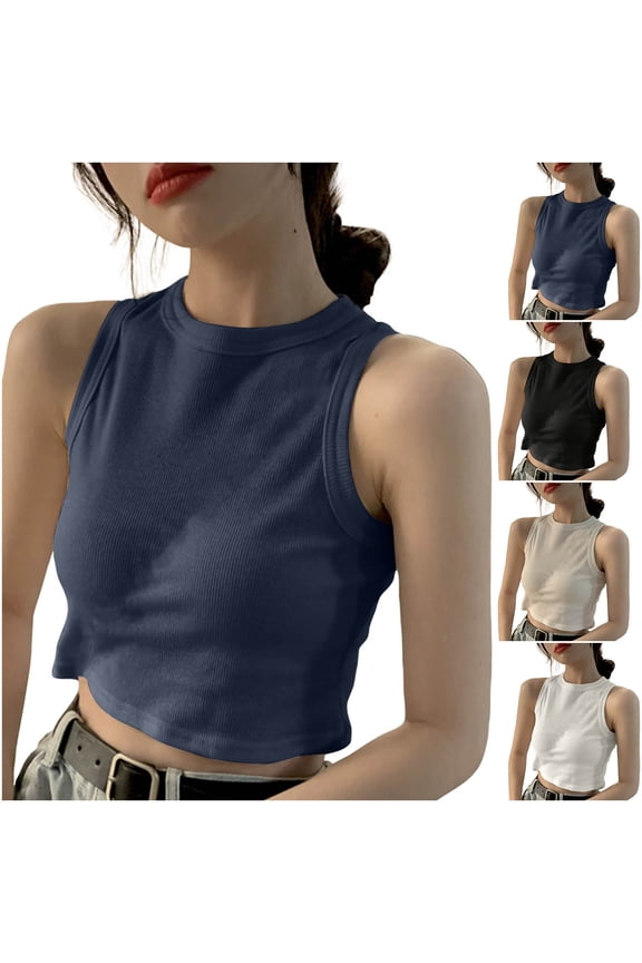 Htigea Women's Summer Causal Short Sleeve Blouse Round Neck Crop Tops Twist Front Tee T-Shirt Beige,XL