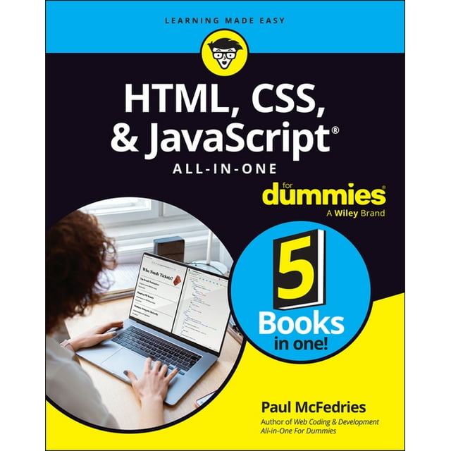 Html, Css, & JavaScript All-In-One for Dummies, (Paperback) - Walmart.com