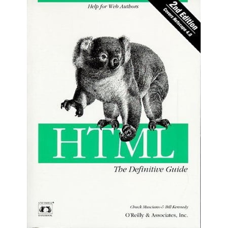 Pre-Owned HTML: The Definitive Guide (Nutshell Handbooks) (Paperback) 1565922352 9781565922358