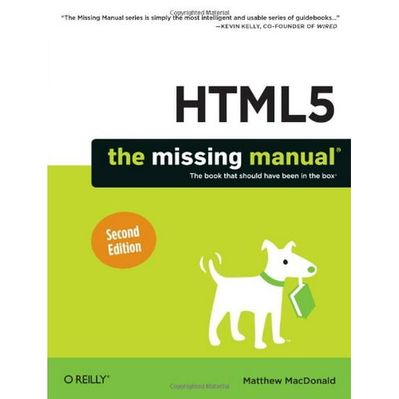 Pre-Owned Html5: The Missing Manual (Paperback) 1449363261 9781449363260