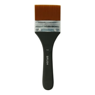 4 inch European Professional Stain Block Paint Brush - Natural Bristle  Wooden Handle - for Acrylic, Chalk, Oil, Watercolor, Gouache, Stain,  Varnish