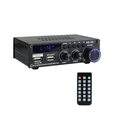Htovila AS-22 12Volt Compact Size Audio Portable Sound Speaker Amp for Car and Home