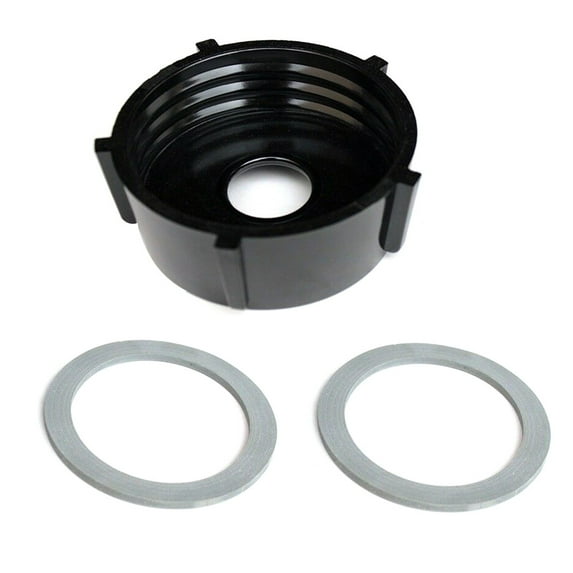 Htovila Blender Jar Base + 2Pcs Rubber O-Ring Gaskets Replacement for Oster Blender 4902-003