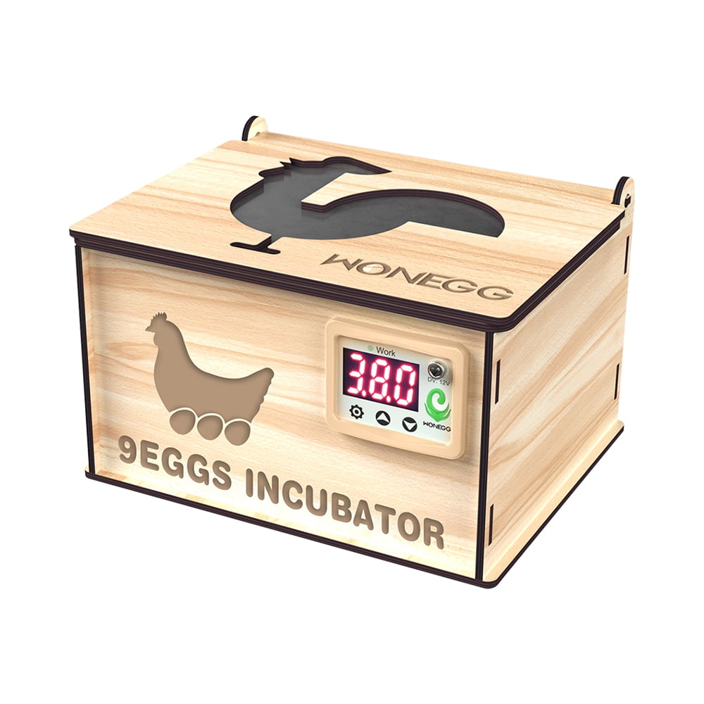 Htovila Brooders,9 Incubator Temperature Chicken Incubators Duck DIY Wooden 9 Incubator