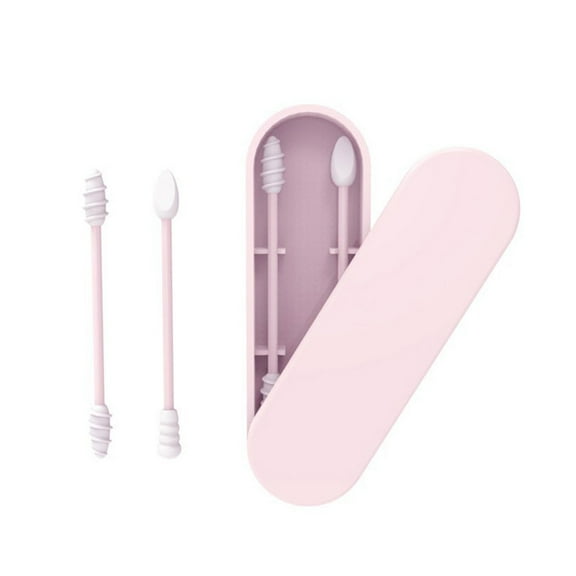 Htovila Ear spoon,Cotton Swabs Ear Q-tip Friction Cleanable Ear Q-tip Reusable Portable Cleanable Portable Cleanable Ear Silicone Stick Rookin QAHM Yorten