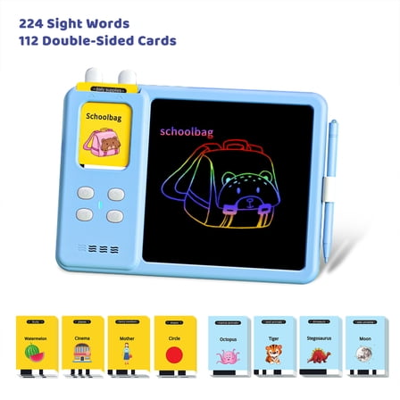 Htovila Electronic whiteboard,2 1 Child LCD Autism LCD Autism Speech Therapy Toddler Tablet 1 Tablet Educational Tablet Kids 224 Kids 224 Wor