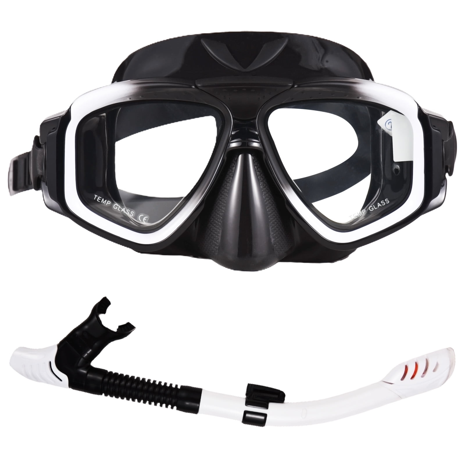 Htovila Fog Swim Adults Snorkel Set - Snorkel Tube for Crystal Clear ...