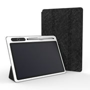 Htovila LCD Writing Tablet 10.1 Inch Doodle Drawing Pad Business Handwriting Board with PU Cover Stylus for Office Businessman Toddler Kids Educational and Learning Toy Gifts Boy and Girls