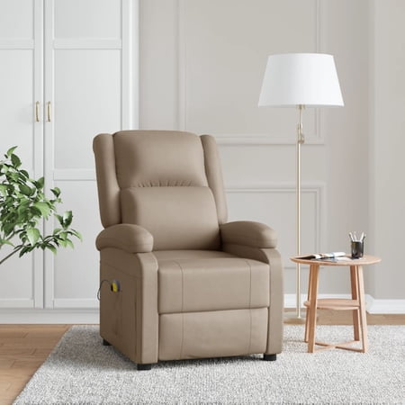Htovila Massage Chair Cappuccino Faux Leather