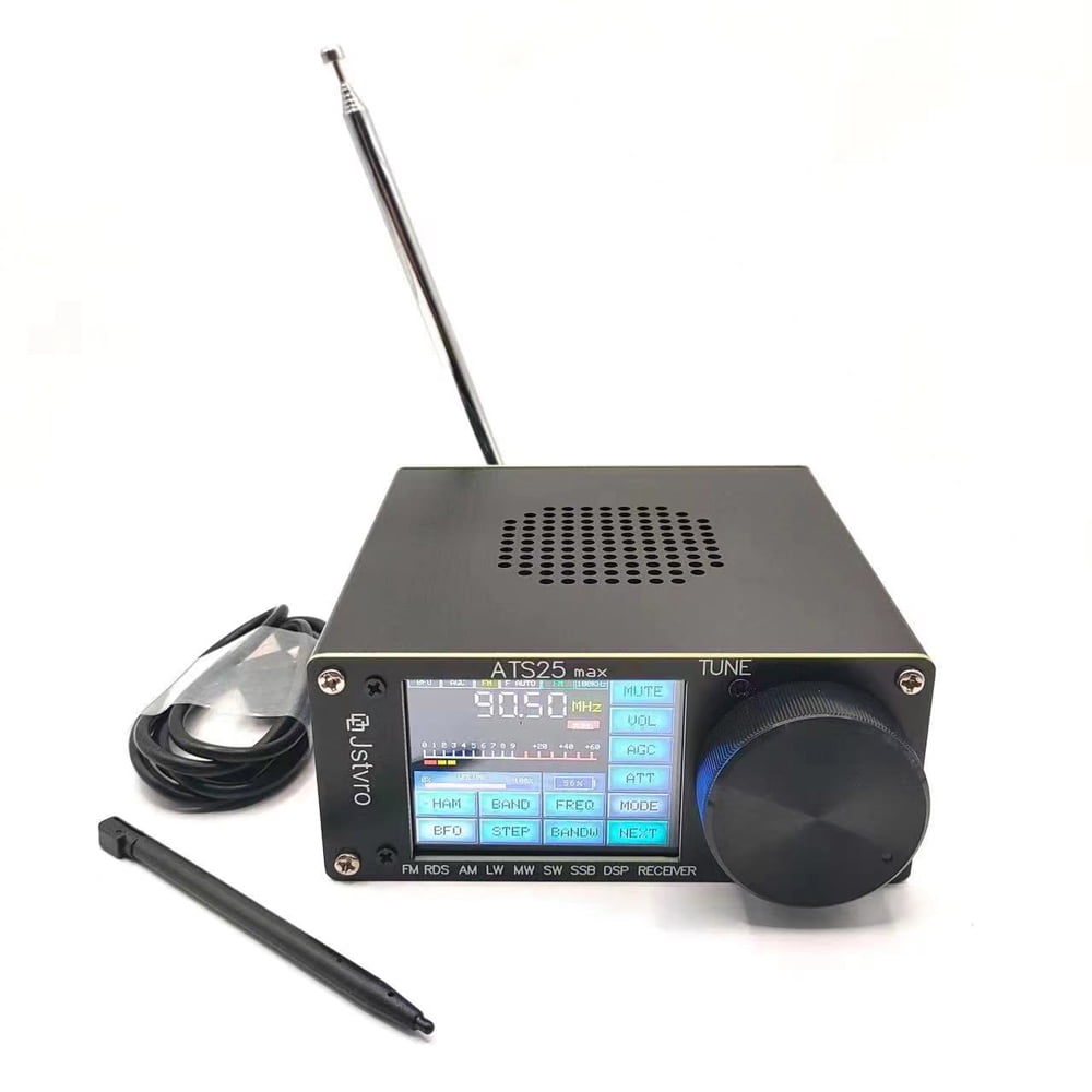 Htovila Radio receiver,Si4732 Chip 2.8inch Radios 2000mAh Battery HAM