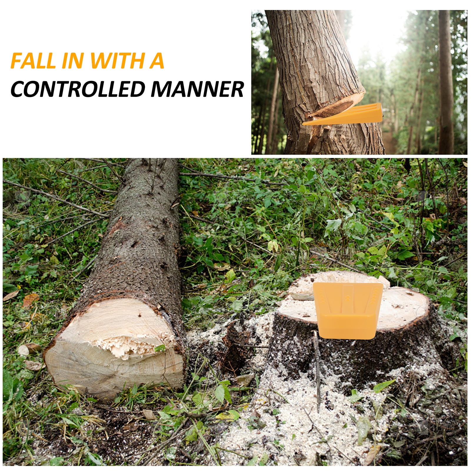 Htovila Tree Felling Wedge, Chainsaw Wedge, Tree Cutting Equipment for