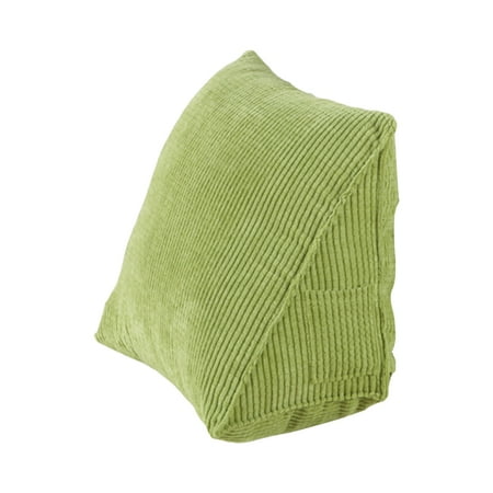 Htovila Triangle Pillow Comfortable Reading Pillow With Zip Pocket Triangle Wedge Small Back Support Pillow Cushie Pillows for Office Home Bed Sofa
