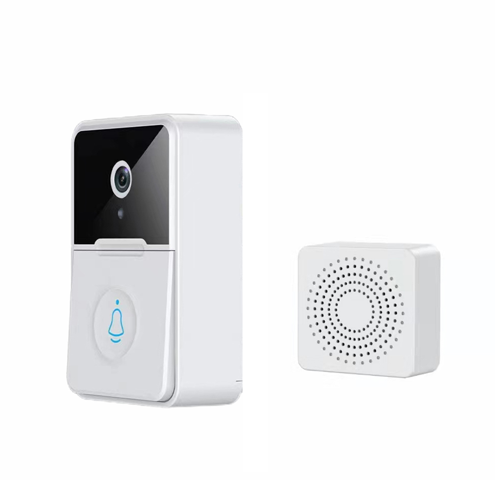 Htovila Visual Doorbell,Doorbell Camera AAA Batteries Powered Smart