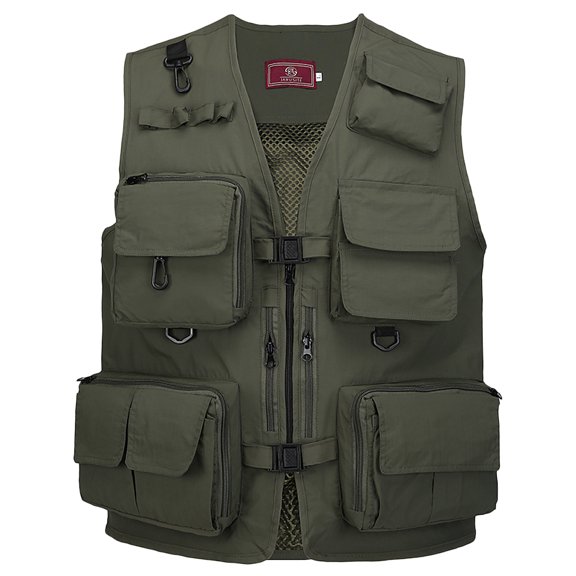 Htovila by Htovila Multi Pockets Mesh Jacket