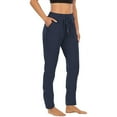 thumbnail image 1 of Htrmlpk Women Yoga Pants Full Length Pants Leggings Athletic Workout Running Jogging Trousers with Pocket, 1 of 6