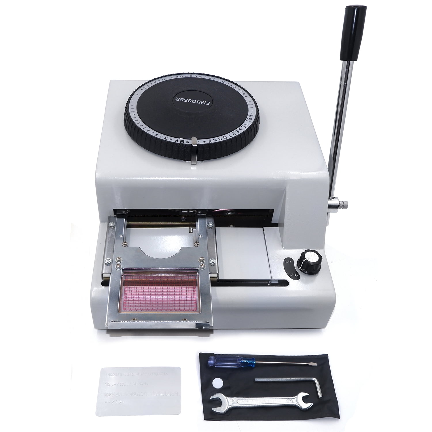 Walmart 72-Character Manual ID Embossing Machine, PVC/Credit Card Code ...