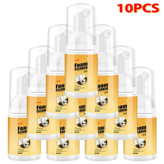 Htwon 1-10pcs Multi Purpose Foam Cleaner Deep Cleaning For Car Interior Sofa Rugs