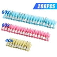 thumbnail image 1 of Htwon 200PCS Electrical Heat Shrink Male Female Spade Wire Connectors Terminals Set, 1 of 9