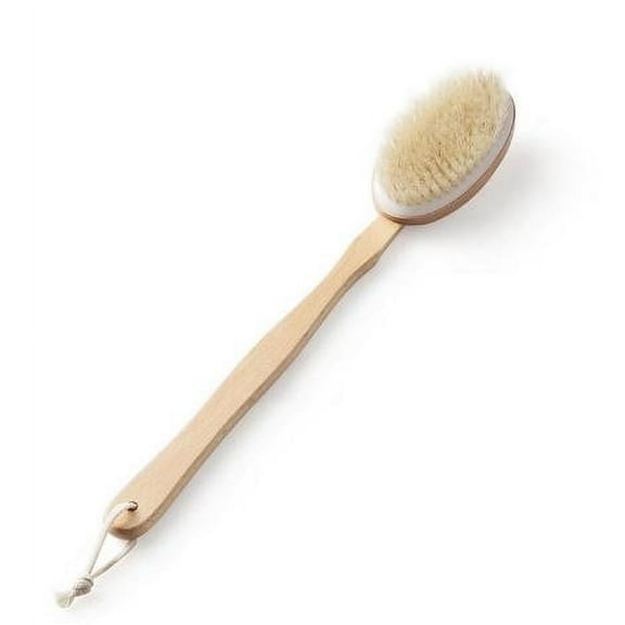 Htwon Bath Brush Long Handle for Shower Exfoliating Brush Bath Back Cleaning Scrubber with Long Handle