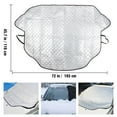 thumbnail image 1 of Htwon Car Windshield Snow Ice Cover with 3 Layers Protection, Windshield Snow Ice Cover with Magnetic Edges Used for Snow Protection, Rain and Sun 72.04" X 45.66", 1 of 13