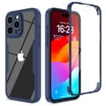 thumbnail image 1 of Htwon Case with Built-in Screen Protector Full Cover for iPhone 15 Pro Max/15 Pro/15 Plus/15, Blue, 1 of 13