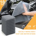 thumbnail image 1 of Htwon Deerskin Fleece Cleaning Rag Car Wash Polishing Detailing Towel Kitchen Dusting, 1 of 12