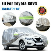 Htwon For Toyota RAV4 Full Car Cover Outdoor Waterproof All Weather UV Protection