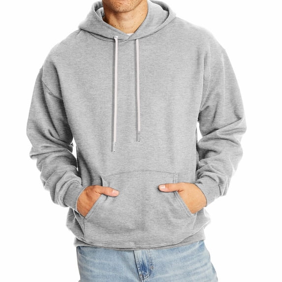 Htwon Hoodies for Men Leisure Plush hoodies Men's Solid color Sports hoodies for Men(Gray, XL)