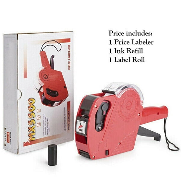 Htwon MX-5500 8 Digits EOS Price Tag Gun Labeler Labeller with sticker ...