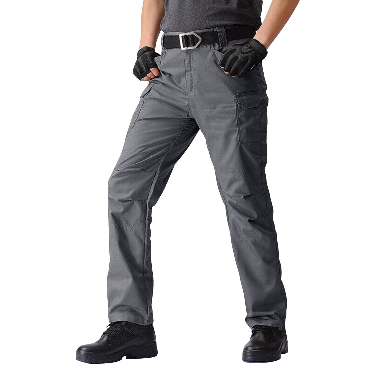 Htwon Men's Work Cargo Pants Tactical Combat Pants Outdoor Hiking