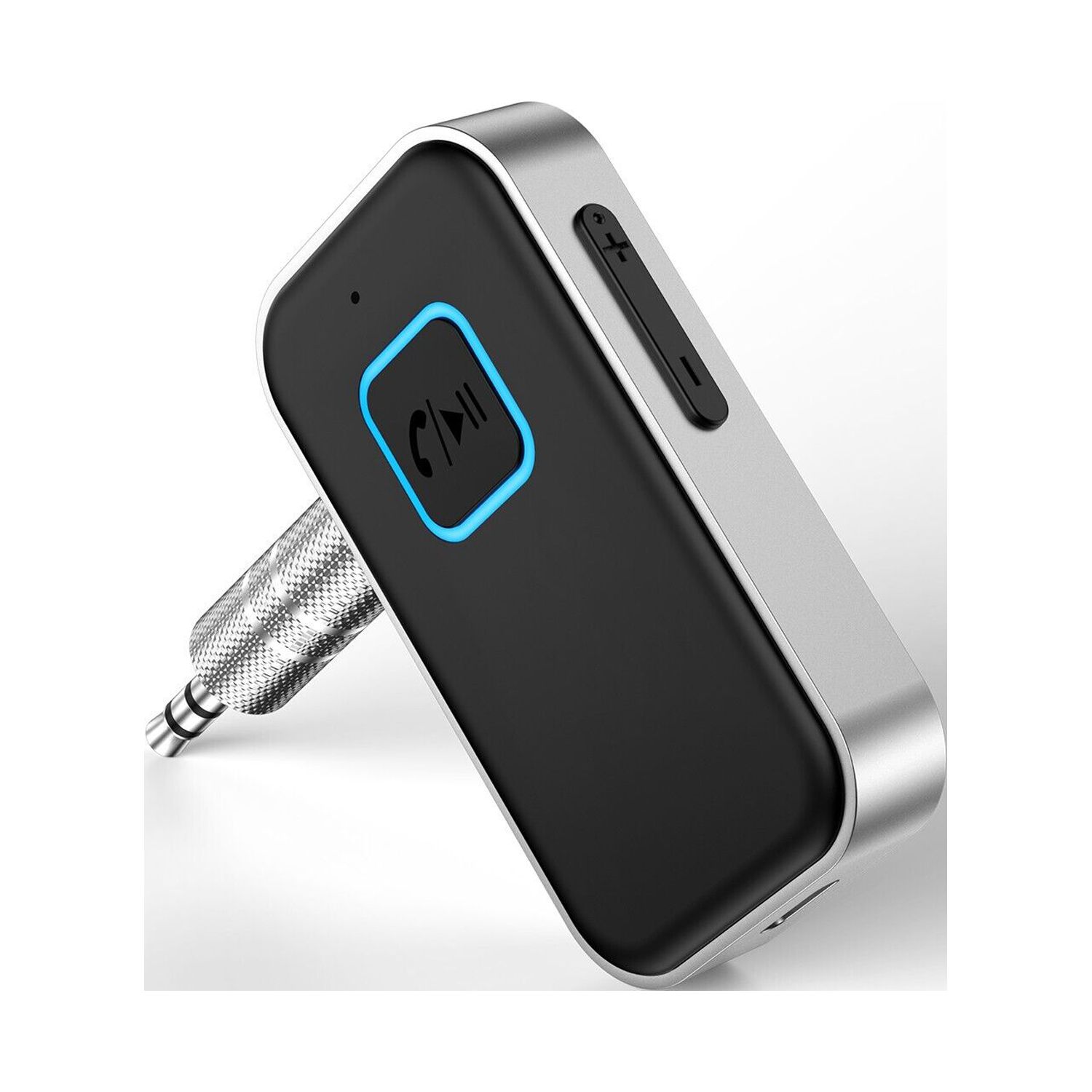 Htwon Noise Cancelling Aux Adapter Bluetooth 5.0 Transmitter Receiver 3