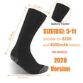 thumbnail image 1 of Htwon Rechargeable Heated Socks for Men Women,Washable Electric Warming Socks, 1 of 14