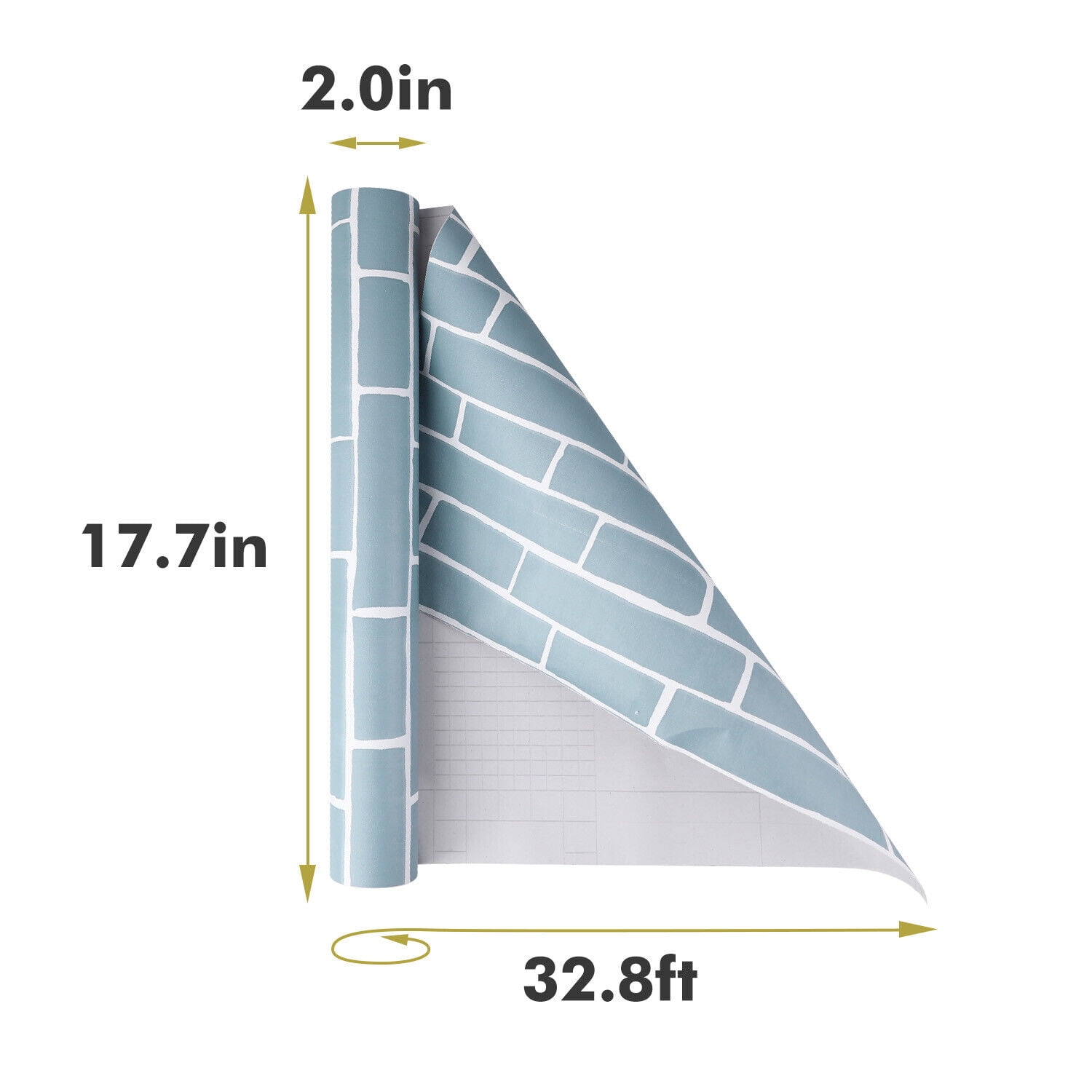 Htwon Vintage Brick Wall Sticker Pattern Self-adhesive Background Film ...