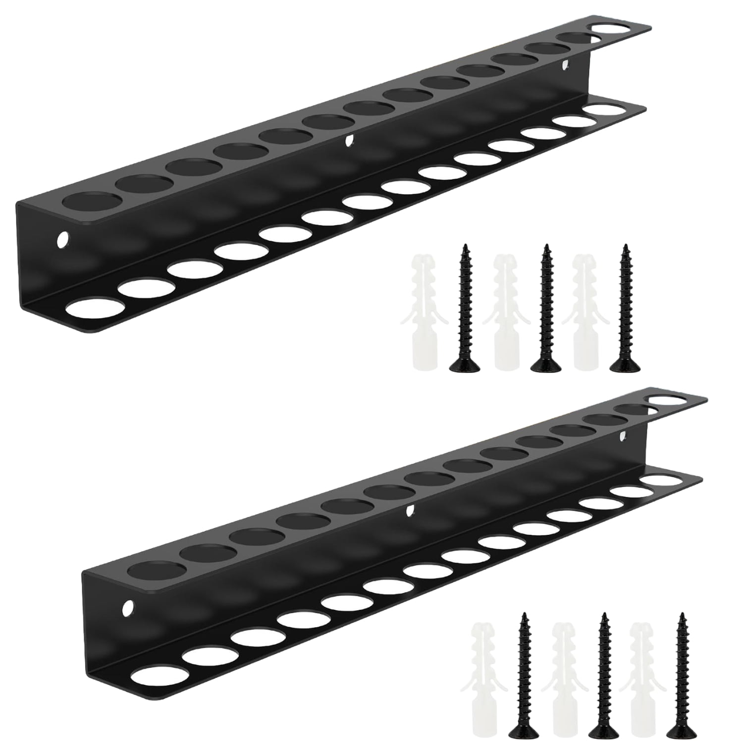 Workshop Tool Set Rack Htwon Wall Mount Metal Tool Rack, Screwdriver & Pliers Storage ...
