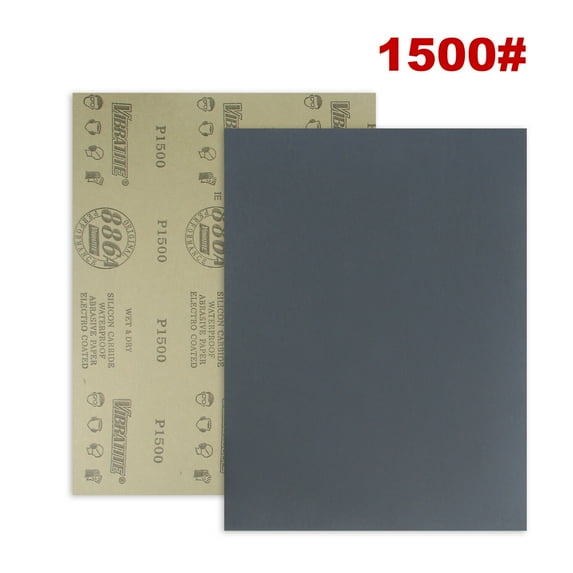 Htwon Wet Dry Sandpaper 240 600 800 1000 1500 Metal Sanding Automotive Polis 9 x11''